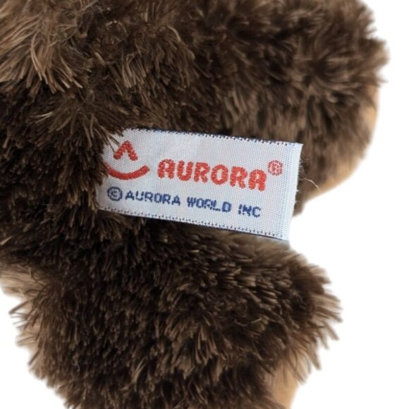 Aurora Mini Flopsie Boone Brown Bear Plush 7" Stuffed Animal Teddy #16491 NWT - Picture 5 of 7